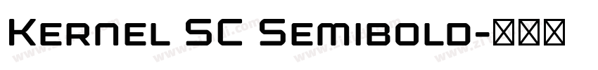 Kernel SC Semibold字体转换